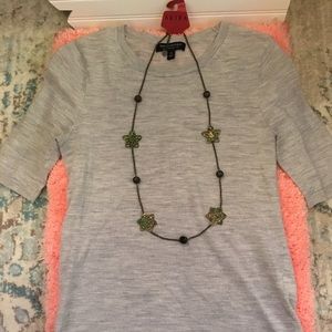 Gray Banana Republic Crew Neck Sweater 